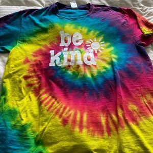 Brand New Tie Dye Be Kind Shirt